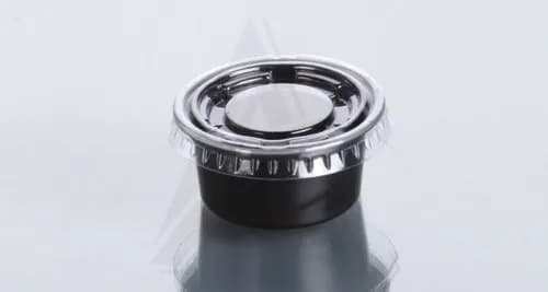 50ML Black Ketchup Wati with Clear Lid