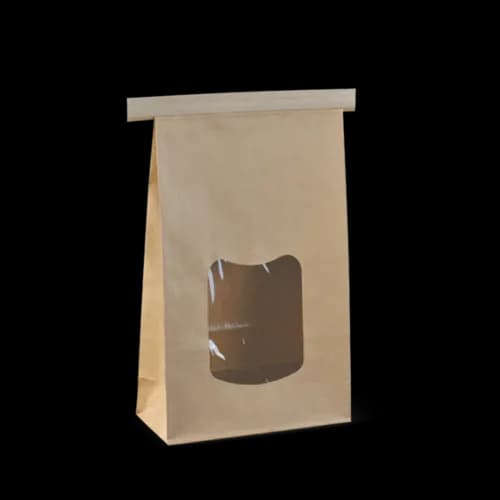 Detpak Large Window Tin-Tie Bag (C615S0010)