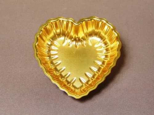 Metalic Heart Bowl (D-16)